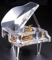 Crystal piano music box DIY бесплатный