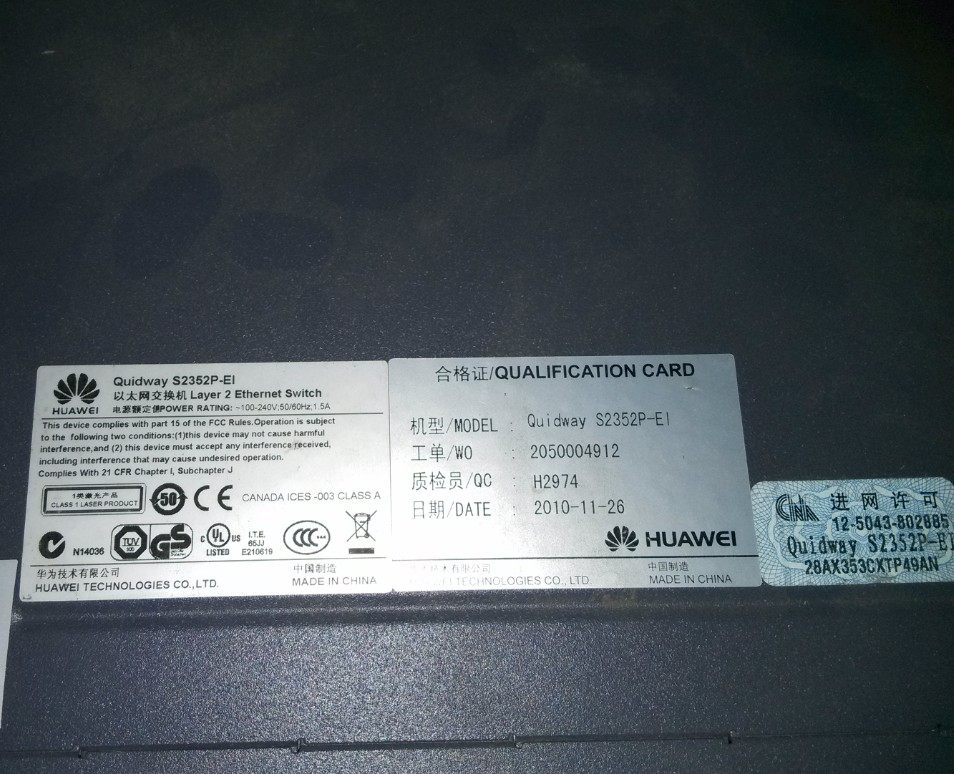 Huawei LS-S2352P-EI-AC Switch S2352P-EI