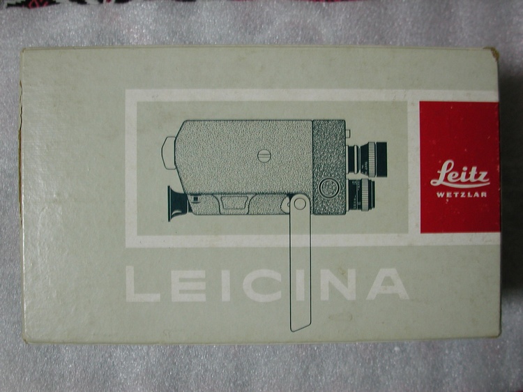 A set of Leica Leica Leitz Leicina 8MM cinema movie machine with packaging Made in Germany