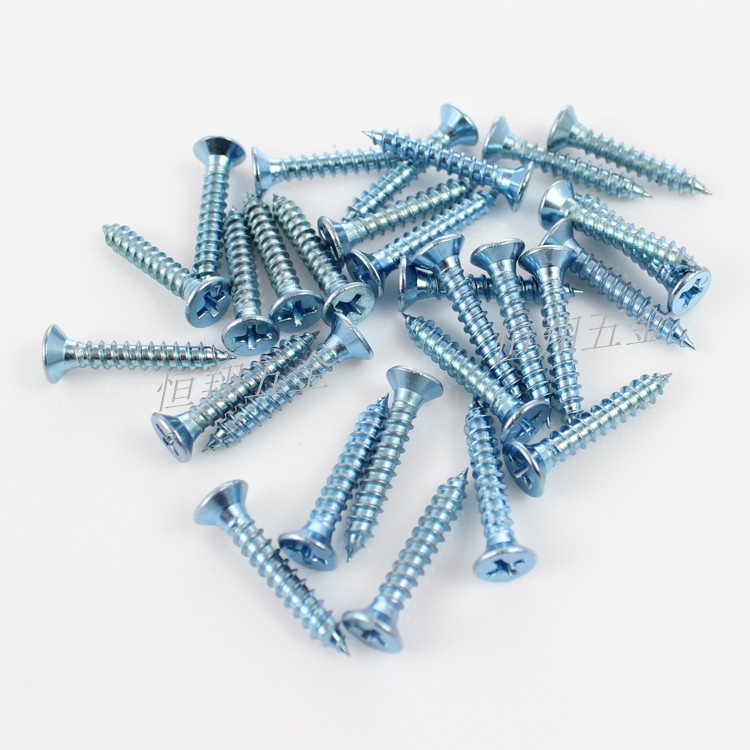 Nails Nails Fasteners Screws Screws Self-tapping screws Screws Blue zinc self-tapping screws 4*14mm