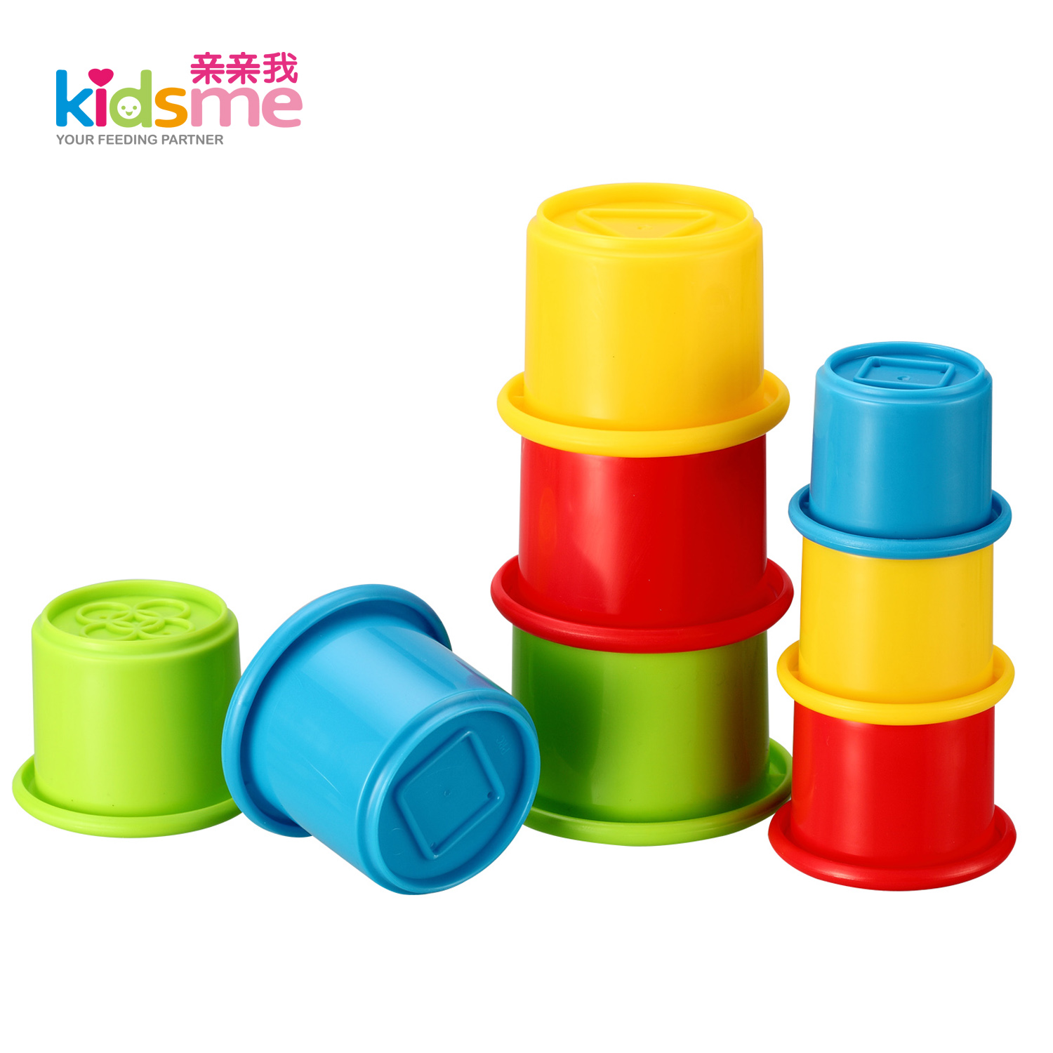 亲亲我 八塔杯9335 婴儿玩具层层叠 益智叠叠层堆叠玩具9335S