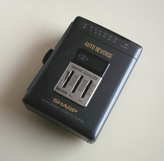 SHARP SHARP JC-519(GY) tape Walkman