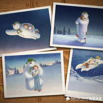 Snowman The Snowman 1982 nostalgic New Year Christmas holiday gift winter PC postcard