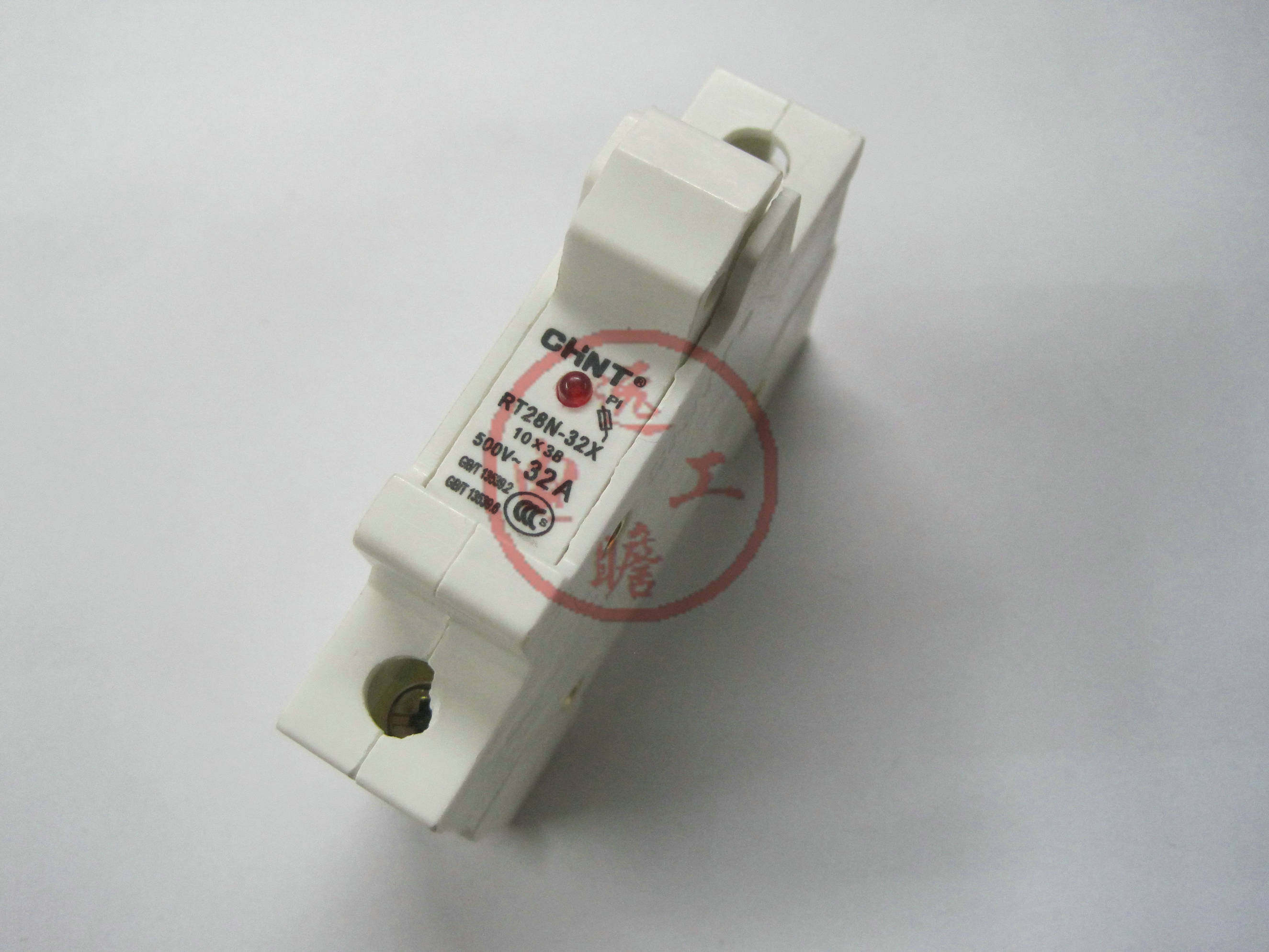 Original FITTING POSITIVE Electric appliance RO15 fuse base fuse base RT28-32X 1P (with light)