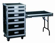 18U aviation box chassis cabinet drawer box power amplifier cabinet toolbox aluminum box