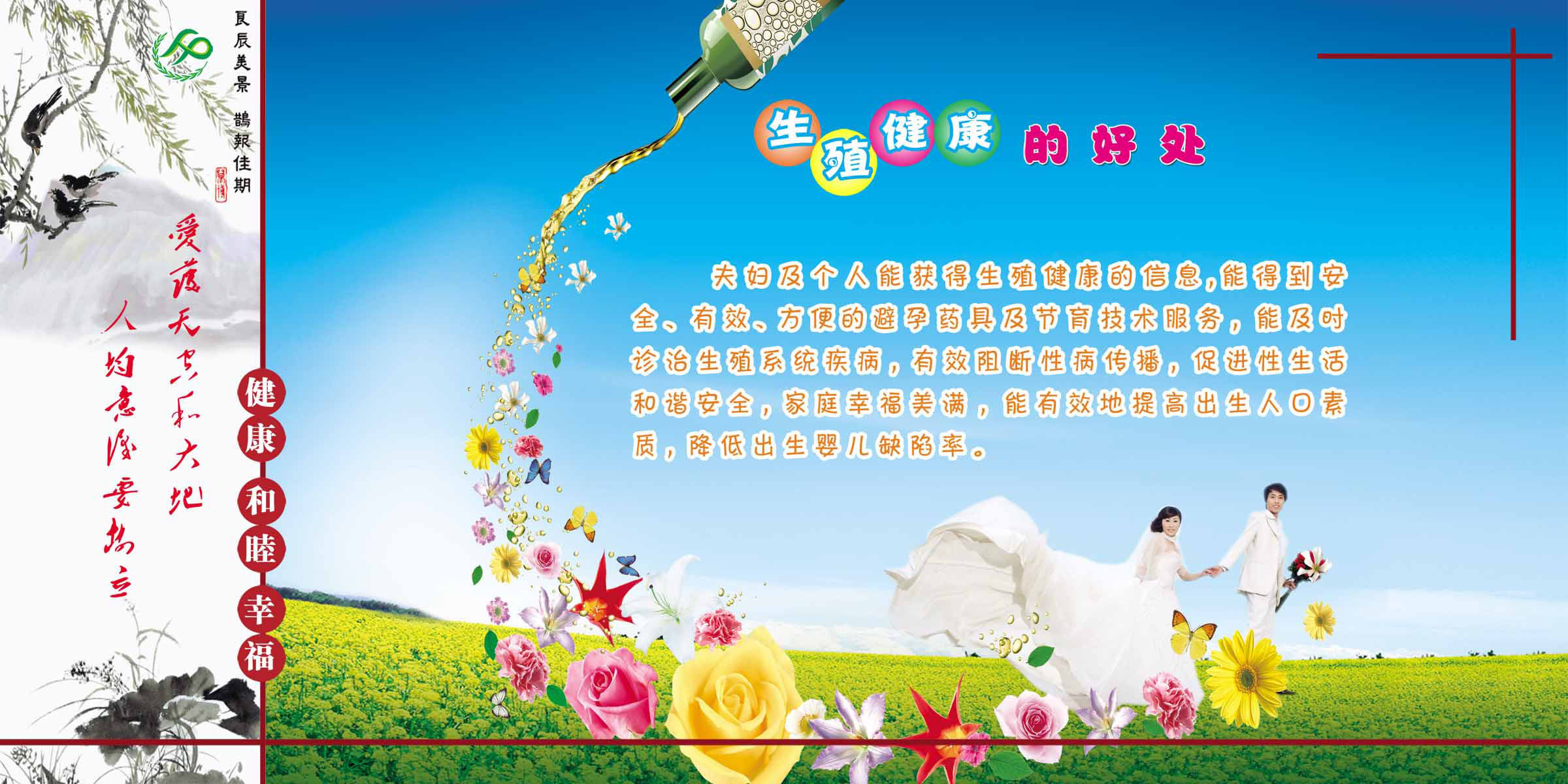 海报印制93素材健康展板186生殖健康