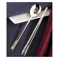 Korean original imported catering utensils chopsticks spoon set 10 sets