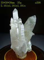 Rocket Head Crystal Quartz Earth Baby Collection Ornamental mineral crystal specimens