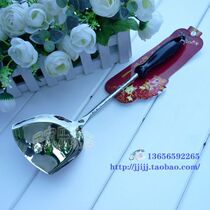 Upscale thickened stainless steel pan shovel pancake turner flat shovel solid handle is very thick and durable