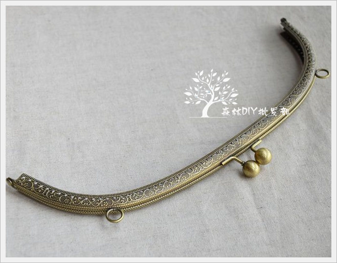 Forest Wholesale) Handan 28 5CM Bronze Deep Carving with Double Ears Oversized Gold Pack 10 1050g