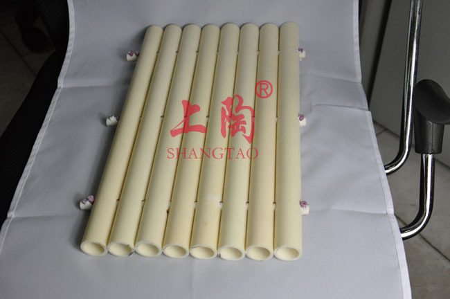 99瓷，95瓷刚玉封头管，通管，刚玉实心棒，氧化陶瓷实心棒