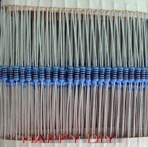 Table Assets 5 Rings 1 4W Precision Resistance Accuracy -1% Copper Feet Various Resistance Values 10 Kups