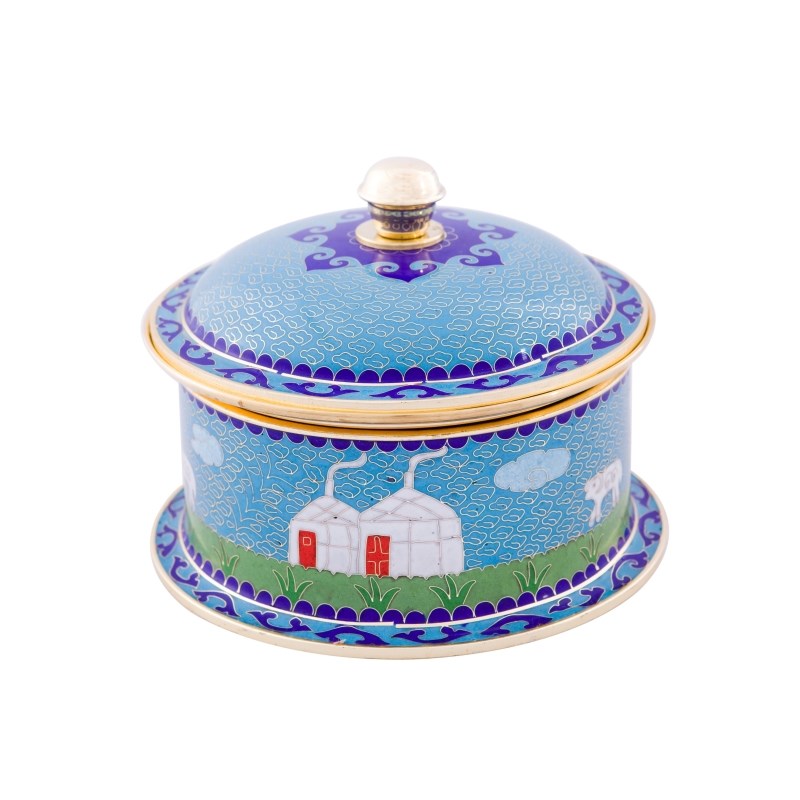 16cm Jingtai Blue Copper Hot Pot induction cookers Fatty Bull Pan Sub-pan Pot Small Hot Pot Blue Bottom Mongolian Customs