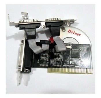 PCI parallel port combination card 2 serial port card 1 parallel port card two-in-one PCI transfer parallel port plus two serial ports
