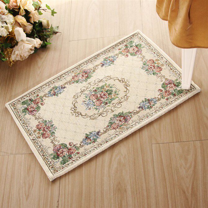 European-style pastoral mats porch mats entrance door small carpet kitchen mat living room entry door mat large carpet