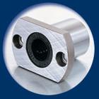Straight line double cut edge oval flange bearing LMH6 8 10 12 12 16 16 20 25 30UU