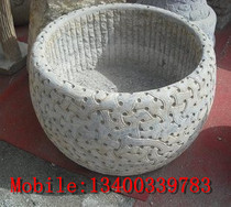 Antique fish tank stone carvings old fish tank garden furnished stone fish tank 079