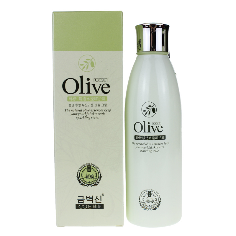 韩伊橄榄Olive瞬透水滢呵护乳140ml 补水保湿精华乳液