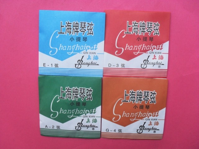 Shanghai brand violin strings are made of imported steel wire, and the tension is very good for 1 yuan per piece