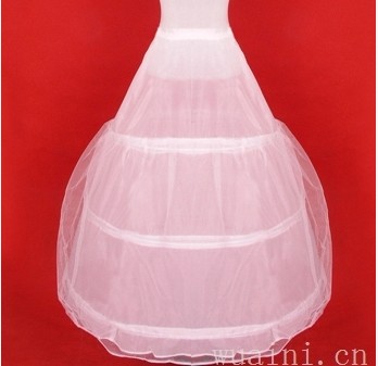 New elastic waist strap three circles plus 1 layer of gauze skirt wedding dress tuxedo performance petticoat skirt skirt