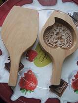 Exquisite polishing wooden carving rubber East festival pasta diet food card medium life peach flower chart Mother favorite