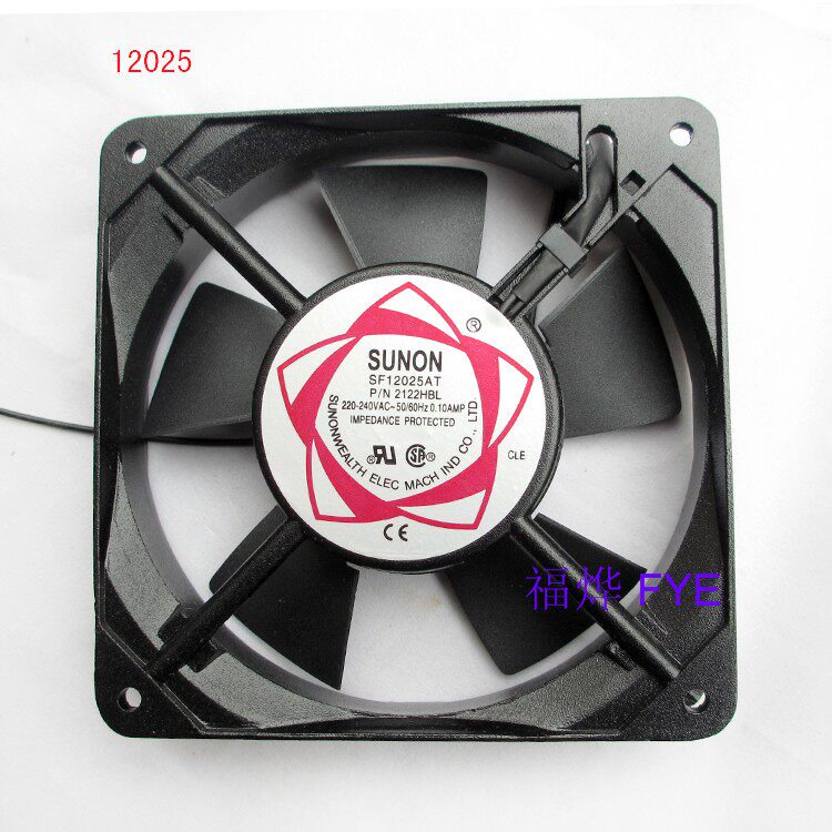 Build quasi SUNON DP201AT 12025 2122HBL double ball bearings 220v 12cm