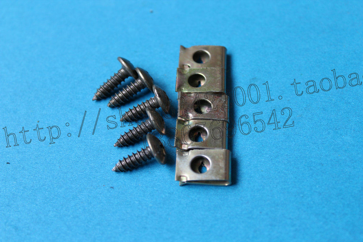 Army green nitride anti - rust treatment 5 self - tapping screws 5 plug - in sets 1 yuan