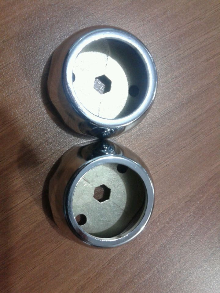 25mm stainless steel pipe rod flange hardware accessories wardrobe clothes hanger hanger rod flange seat 5 yuan