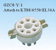Vacuum tube socket supply porcelain 1# new eight feet GZC8-Y-1 suitable for KT88 6550 EL34