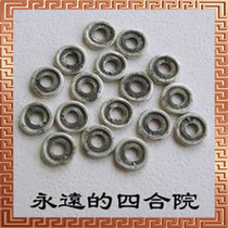 Siheyuan 7mm bead handstring old silver spacer 99 sterling silver bead gasket single price Special