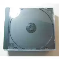 Ming single thick transparent DVD CD box can be inserted into the cover page Single Disc box storage box storage box Black single disc box