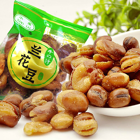 Broad bean broad bean beef flavor small package bulk snacks 500g Jiangsu, Zhejiang, Shanghai and Anhui 5kg