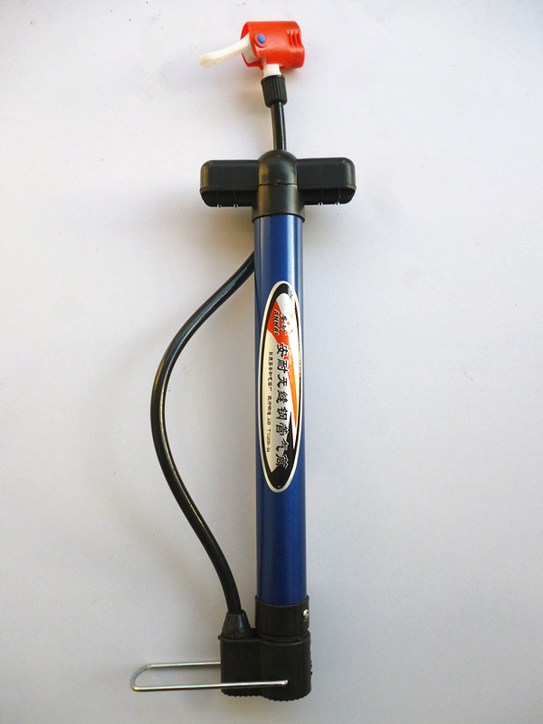 Mini high pressure pedal portable pump Mountaineering bicycle electric bicycle basketball Household steel pipe pump