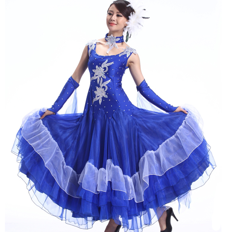 New big place social dance dress national standard dance dress competition dance dress modern dance dress dress