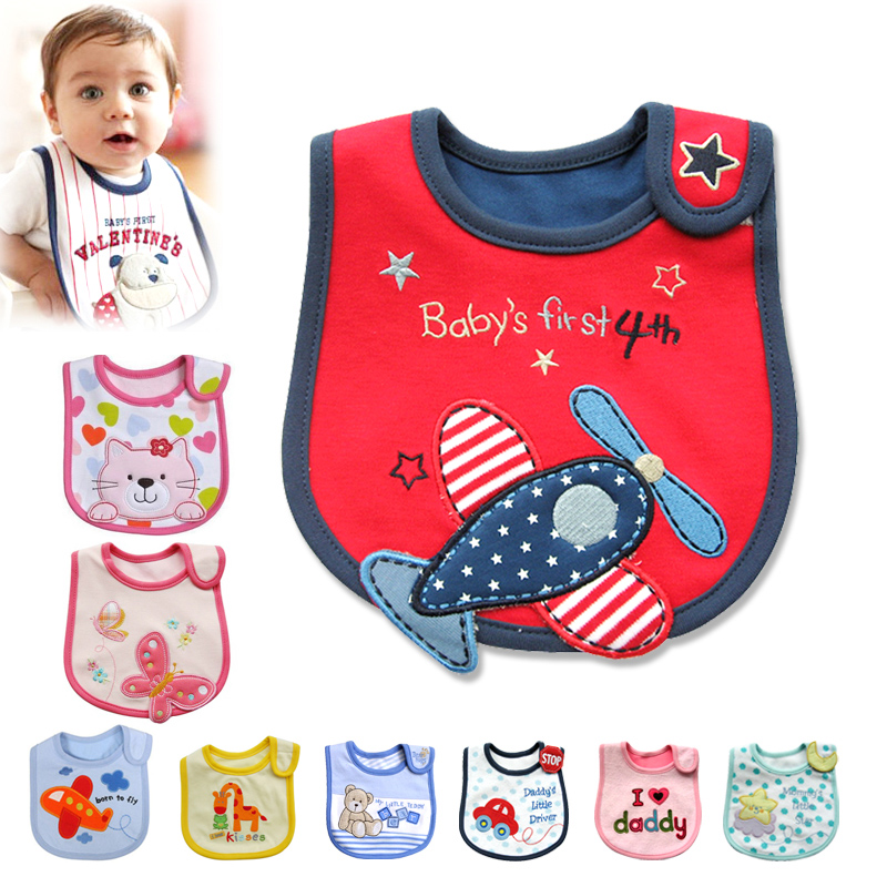 Baby three-layer waterproof bib Baby saliva towel Children's dinner bib Small bib bib can be selected