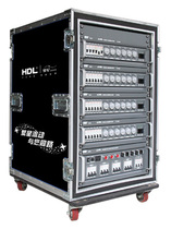 18U shockproof two-door chassis aviation box cabinet power amplifier cabinet effect box