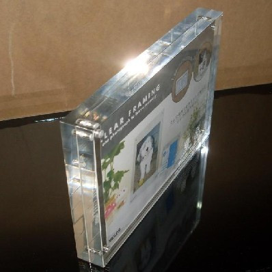 Organic Glass Photo Frame Acrylic Photo Clip Shenzhen Factory Promotional Photo Frame Photo Clip