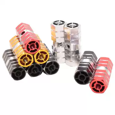 Bazooka aluminum alloy 6-angle foot column Bazooka rear axle nut bicycle foot special