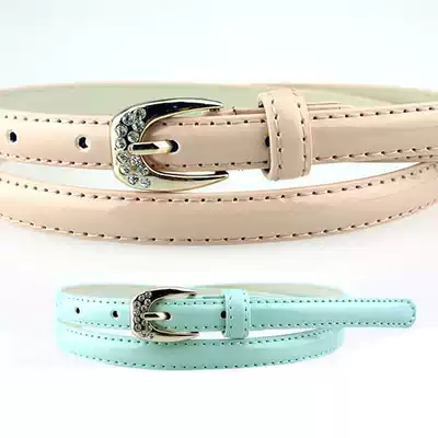 Korean fashion new ladies thin belt fashion diamond high quality belt decorative belt