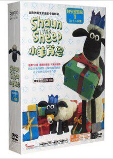 小羊肖恩1 正版4DVD 欧洲最受欢迎的卡通短剧