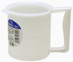 AZ with handle plastic beaker plastic container experimental measuring cup with scale 300ml B080
