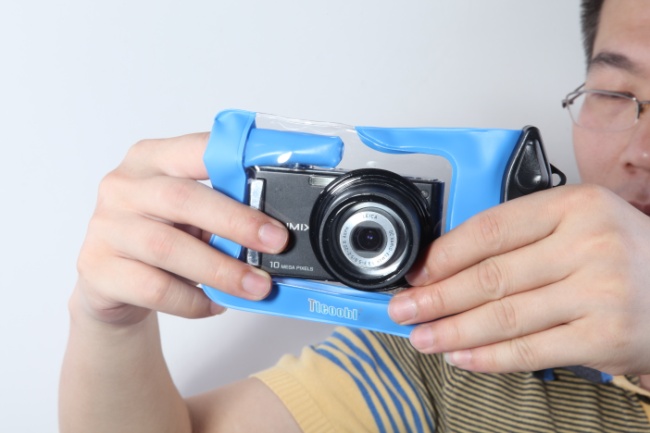 Tteoobl Tepabic T-009C Shenshrink Card Camera waterproof bag diving swimsuit with mirror window