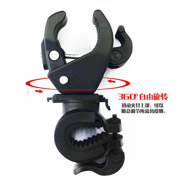 Multi-function car clip New bicycle light stand (lamp audio flashlight) clip clip clip frame