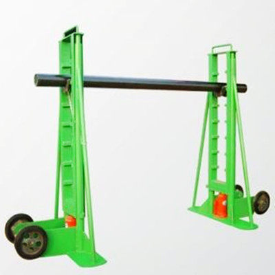 Reinforced hydraulic discharge frame cable disc lifting frame Cable discharge rack 5T 8 10 tons thickened rack machine