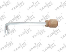 Yans tuning tool-1616B Spoon nail pull (wooden handle)