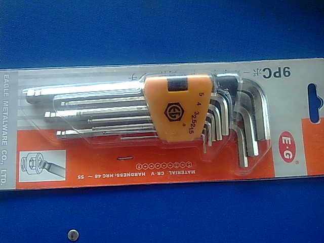 CR-V Lengthened Ball Head Wrench Suit Hexagon Wrench 1 5-10-Taobao