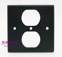 86 boxes Beauty Double-bit Double-hole Wall Insertion Board Face Slip Aluminum Alloy 6MM Black Silver Gold