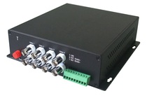 Multi-service video optical transceiver 8-way video 2-way data 1 reverse audio (pair)