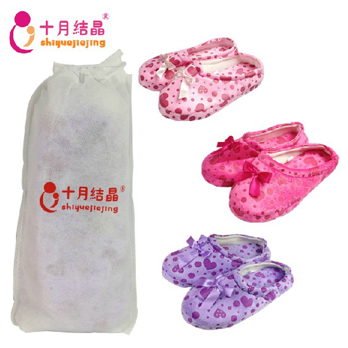十月结晶 孕妇防滑 软底鞋/家居鞋/产前产后绒面超软月子鞋SH05