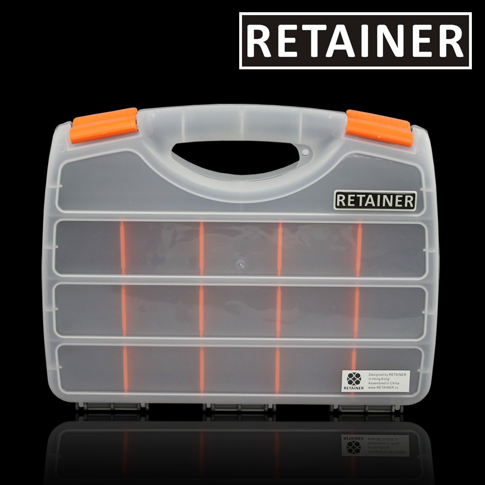 RETAINER Rui Mei Tuo Portable Parts Box Classification Box Transparent Plastic Case Screw Accessories Model Parts Box